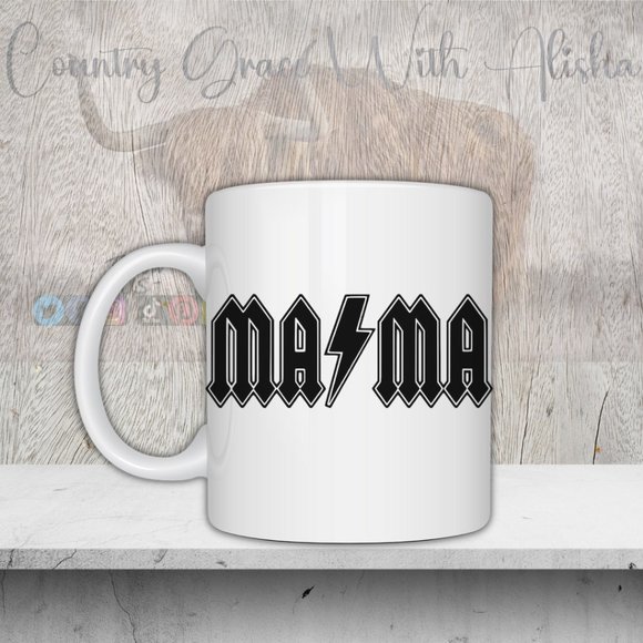 Mama Handmade Sublimated 11oz Ceramic Coffee Mug - Picture 1 of 1
